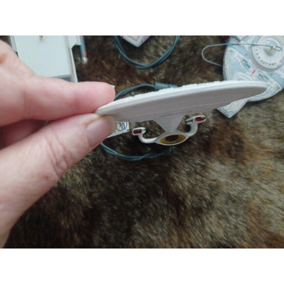 Star Trek Star Ship Lot Of 4 Hallmark Christmas Ornaments 90's - Picture 6 of 9